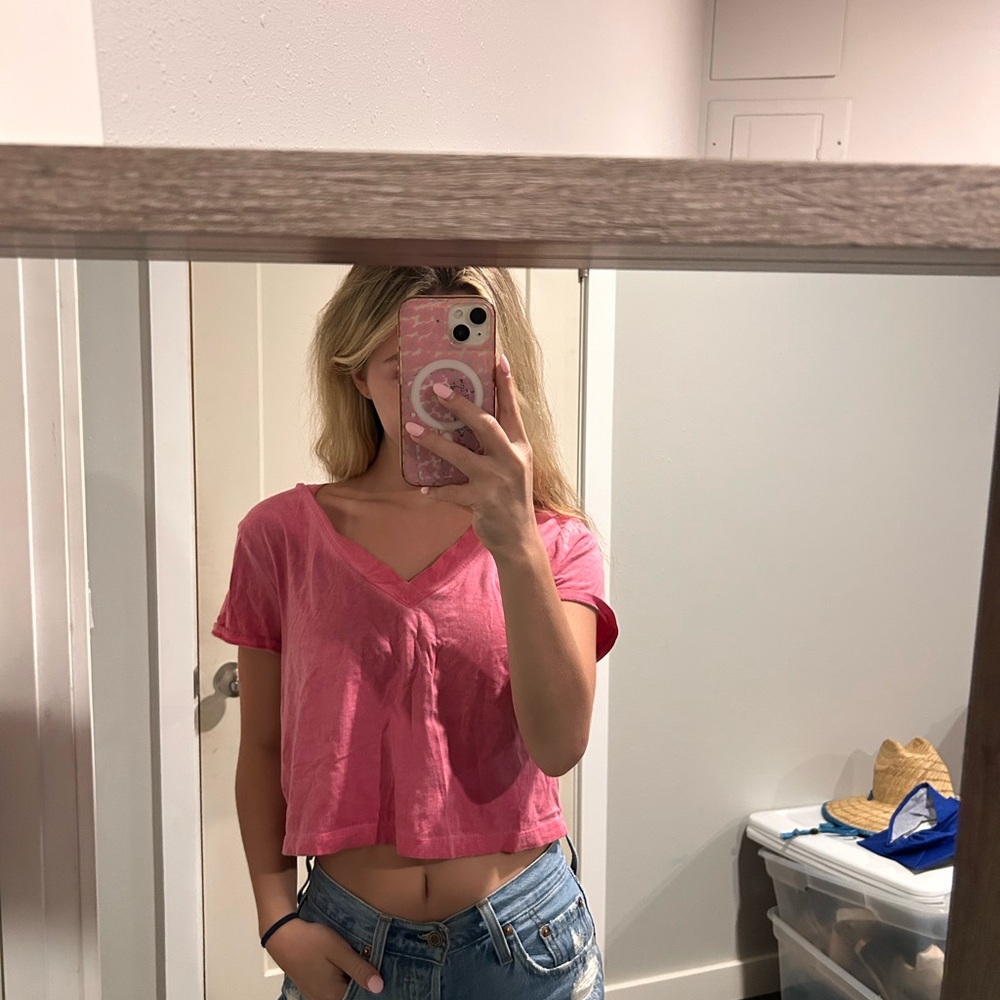 Wild Fable Pink Crop Top